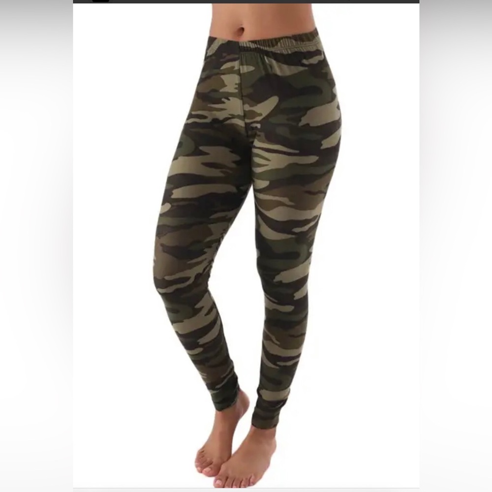 Camouflage Green or grey Leggings with Skinny Fit